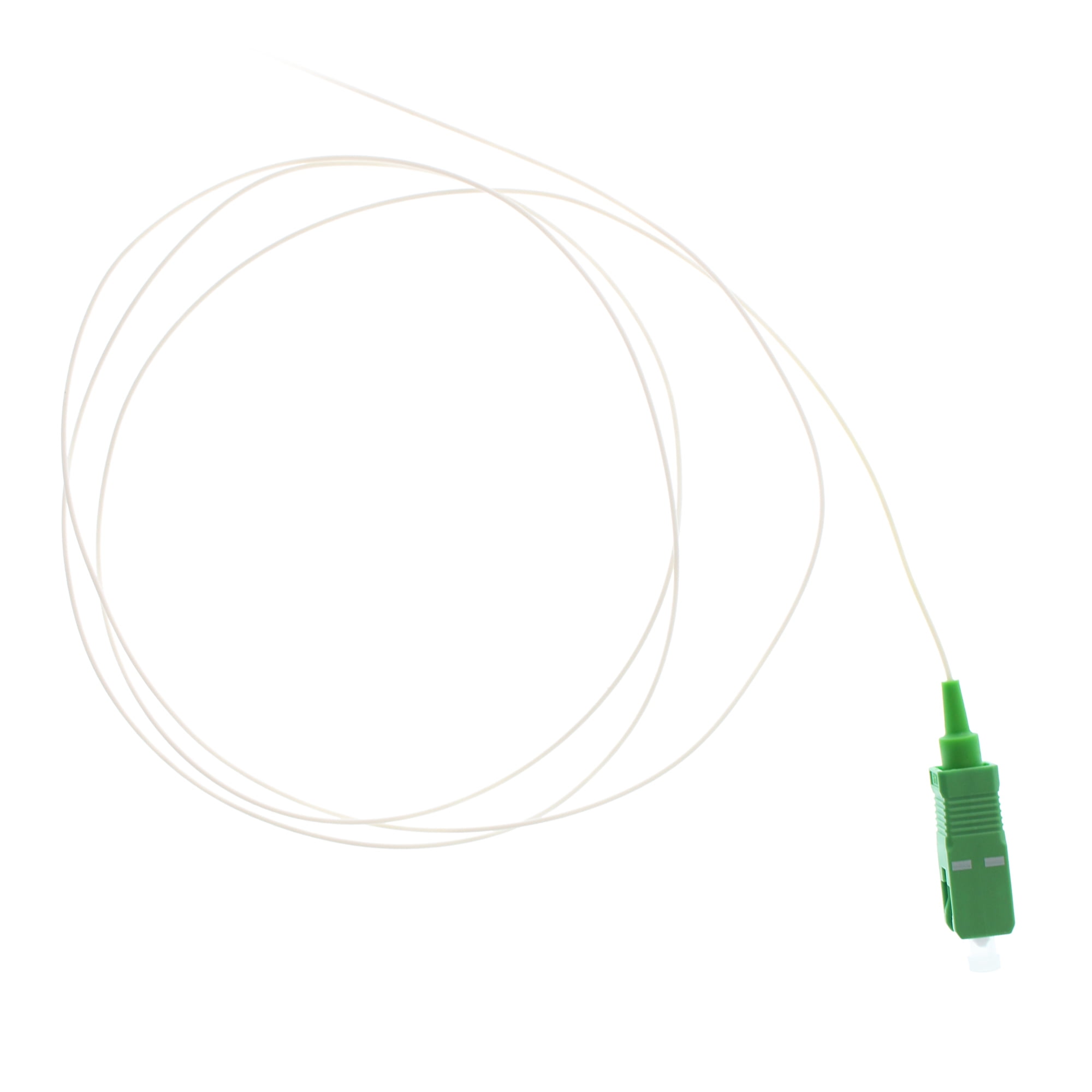 Fiber Optic Patch Cable, SC to Open, Single-Mode, Simplex, 9/125, 1 ...