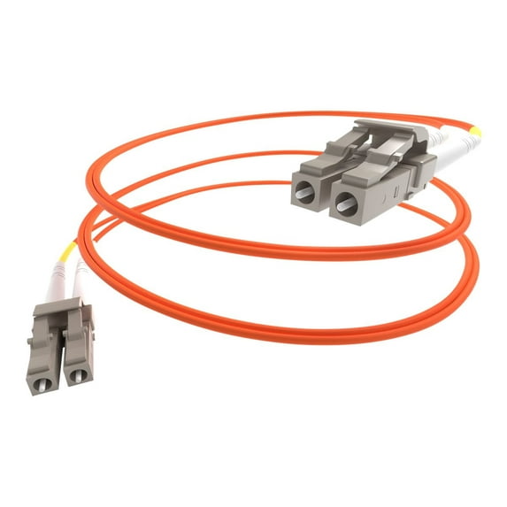 UNC Group Jumper Cable - Network cable - LC multi-mode (M) to LC multi-mode (M) - 2 m - fiber optic - 62.5 / 125 micron - orange