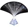 thumbnail image 1 of Fiber Optic Pyramid Centerpiece, White, 1 of 1