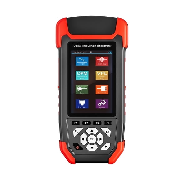 Fiber Optic Reflectometer With OPM VFL OLS Event Map Ethernet CableTester 24/22dB Optical Fiber Tester ,Easy Use