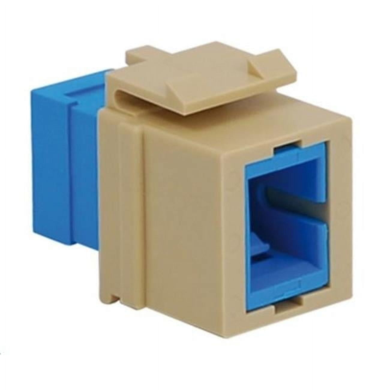 Fiber Optic SC Adapter Module - Ivory - Walmart.com