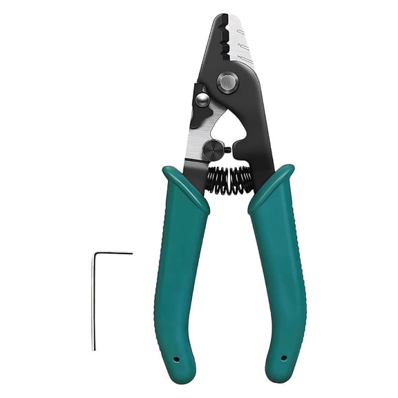 Fiber Optic Stripper Tool, Precision Wire Stripping Pliers for Fiber Optic Cables and Connectors, Professional FTTH Stripping Tool for Network Maintenance, Fiber Stripper for 3mm 2mm 0.9mm Fiber