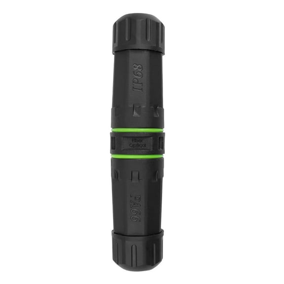 Fiber Optical Connector Extension Fiber Optical Cable Couplers for Outdoor Use with IP68 Rating and Flame Retardant