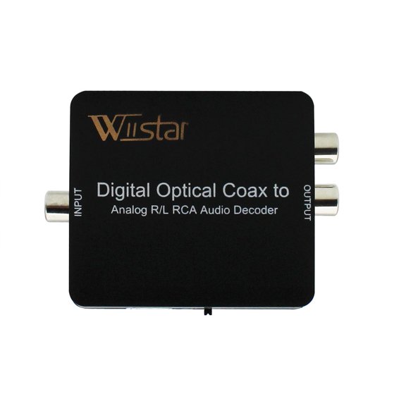Fiber Optical Decoder for Digital Audio Conversion with Dual Output