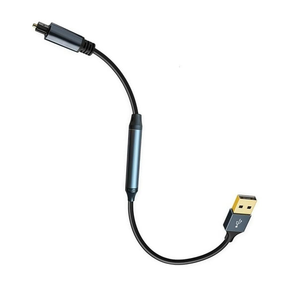 Fiber Optical Digital Sound Cable USB To SPDIF Converter Transmission