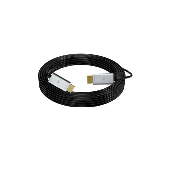 Fiber Optically HDTV Cable 2.1 Delivering Clear 8K@60Hz Video Fiber Optically 48Gbps Fast Speed HDTV Cable Replacement