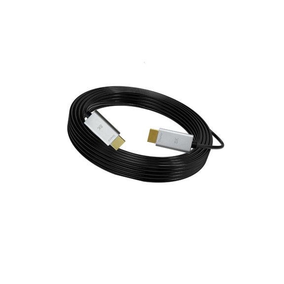Fiber Optically HDTV Cable 8K Long HDTV 2.1 Cable Fast Speed Fiber Cord 48Gbps 8K@60Hz for Monitor Laptop PC