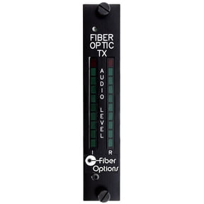 Fiber Options 1312B-T-R/1BXX Fiber Optic Tx L/R Audio Level