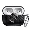 thumbnail image 1 of Fiber Patterns Case for AirPods Pro 2, Rugged Shockproof Cover for Airpods Pro 2nd Generation 2022 with Skull Switch and Carabiner, 1 of 5