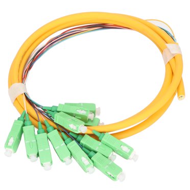 MAXHL0424-1890 Maxmartt Fiber Pigtail,1.5M 12 Strand Fiber Optic Pigtail SC Fiber Pigtail Fiber SC Pigtail Single Mode Fiber Pigtail Cable 12-C