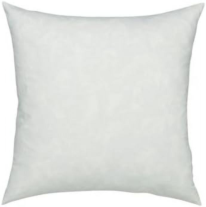 Fiber Pillow Filler Insert, White (Square 20" W X 20" L)