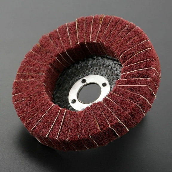Fiber Polishing Wheel Rotary Tool Round Flap Disc Buffing Angle Grinder Fangkenuo