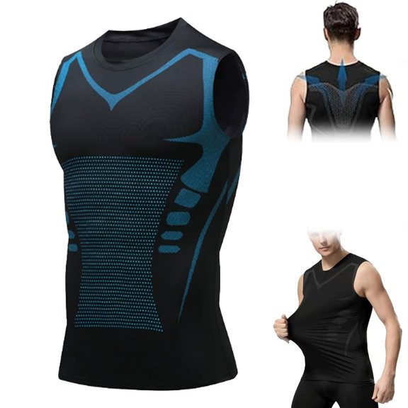Fiber Pulse Chaleco, Fiberpulse Compression Vest, Compression Tank Top Men, Sport Running Dry Fit Gym Shirt