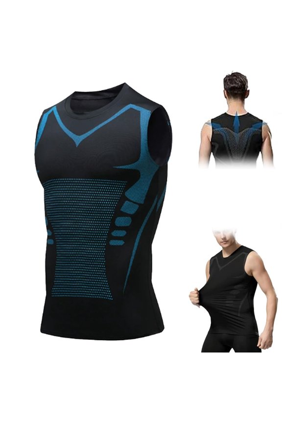 Fiber Pulse Chaleco, Fiberpulse Compression Vest, Compression Tank Top Men, Sport Running Dry Fit Gym Shirt