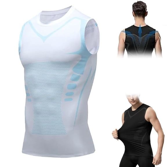 Fiber Pulse Chaleco, Fiberpulse Compression Vest, Compression Tank Top Men, Sport Running Dry Fit Gym Shirt