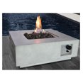 thumbnail image 1 of Fiber Reinforced Concrete Propane Gas table Gray + Garden & Outdoor + Modern + Stone + Concrete, 1 of 1