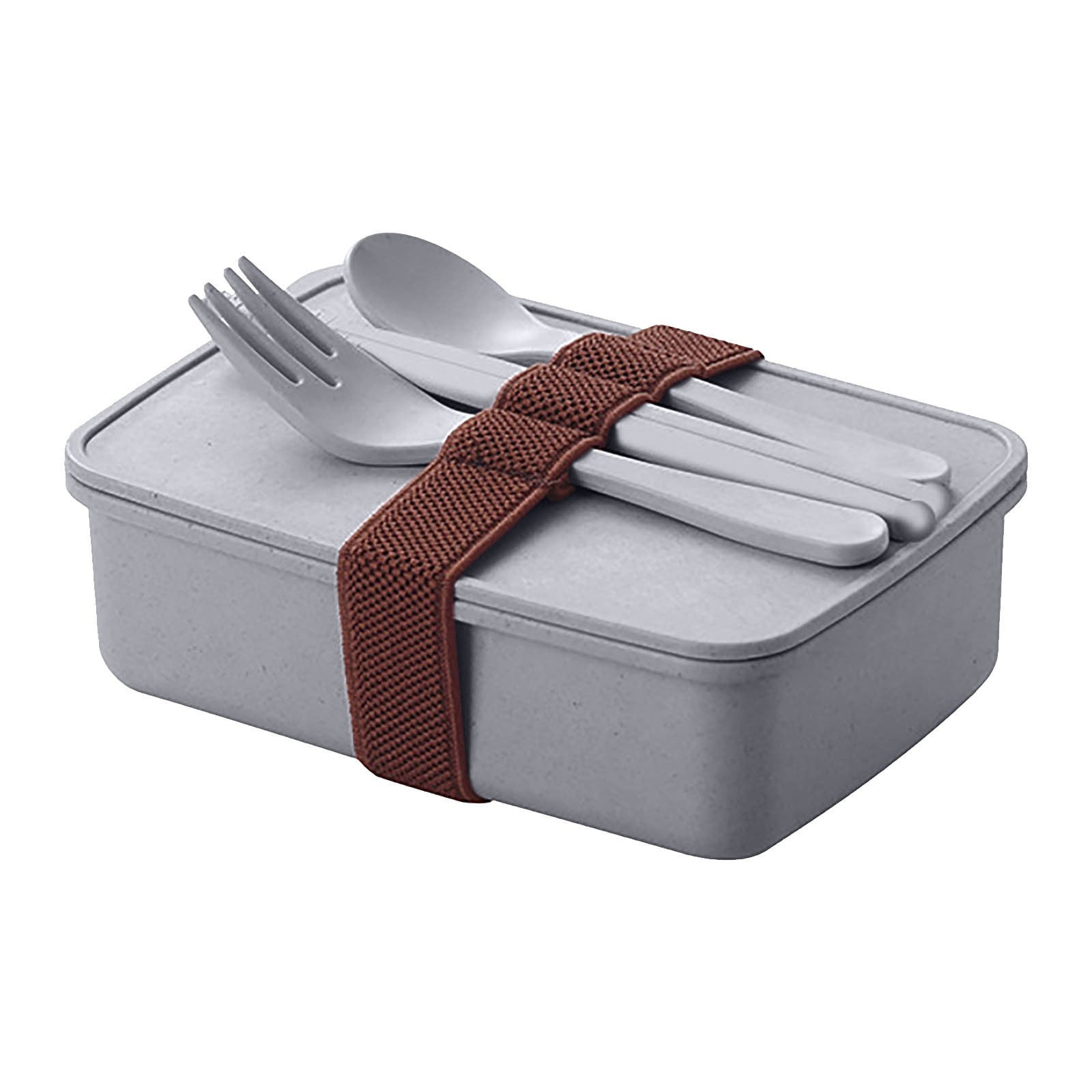 Fiber Student Lunch Box Microwave Safe Plastic Preservation Box Sealed