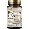 thumbnail image 1 of Psyllium Husk Capsules 1500 mg – Extra Strength Fiber Supplement for Quality Daily Digestion, Colon Health & Regularity Support, Natural Plant-Based Fiber Pills - Vegan, Bottled in USA - 120 Capsules, 1 of 9