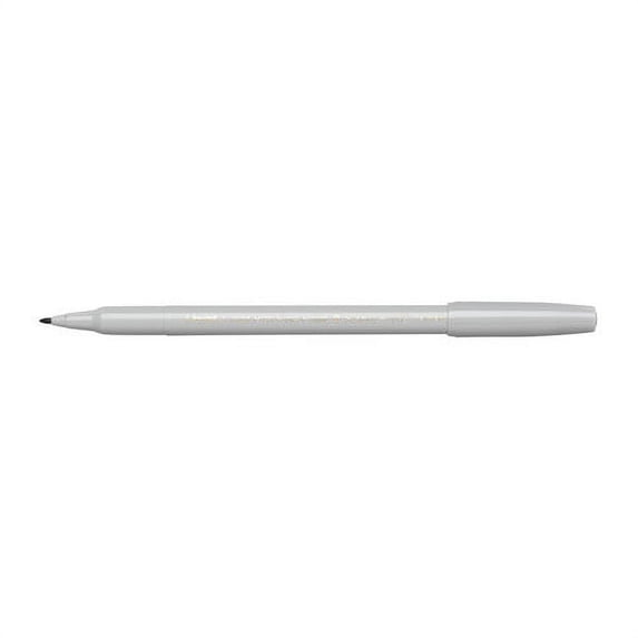 Pentel Arts Color Pen, Light Gray, Box of 12 (S360-112)