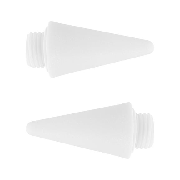 RENACLIPY Replacement Stylus Pen Fiber Tips Caps for Tablets and Smartphones, White, 4 Pieces Compatible with Touchscreen Devices