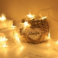 thumbnail image 1 of Fiber optic String 30 Led 15FT Warm Lights Fairy Ramadan Xmas Wedding Decoration, 1 of 5