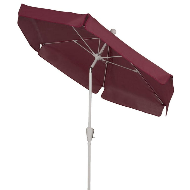 fiberbuilt wind resistant patio umbrella 9 ft. Alunimum : Patio, Lawn & Garden Can be used for both in FiberBuilt 7.5-ft. Wind Resistant Garden