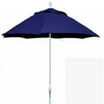 thumbnail image 1 of Fiberbuilt 9' Oct Home Patio  Umbrella 8 Rib Crank White with Navy Blue spun acrylic canopy, 1 of 9
