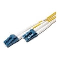 thumbnail image 1 of Fiber Cables Direct - Patch cable - LC/UPC single-mode (M) to LC/UPC single-mode (M) - 1 m - 0.1 in - fiber optic - duplex - 9 / 125 micron - OS2 - OFNR - jumper, pre terminated - yellow, 1 of 4