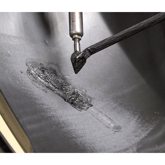 FiberFlex Plastic Welding Rod, Flat Ribbon, 30 ft., Black