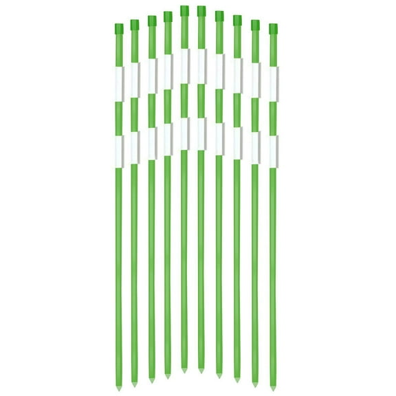 FiberMarker 48-Inch Driveway Poles for Easy Visibility at Night 5/16 Inch Diameter Green,20 Pack