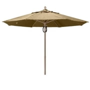 7.5 Oct Market 8 Rib Push up Black with Antique Beige Marine Grade Canopy, 7MPPK-8600