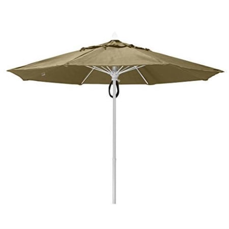 7.5' Oct Market 8 Rib Push up White with Antique Beige Marine Grade Canopy, 9MPUW-8600