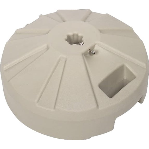 Fiberbuilt Home Pb14 White Plastic Umbrella Base - White