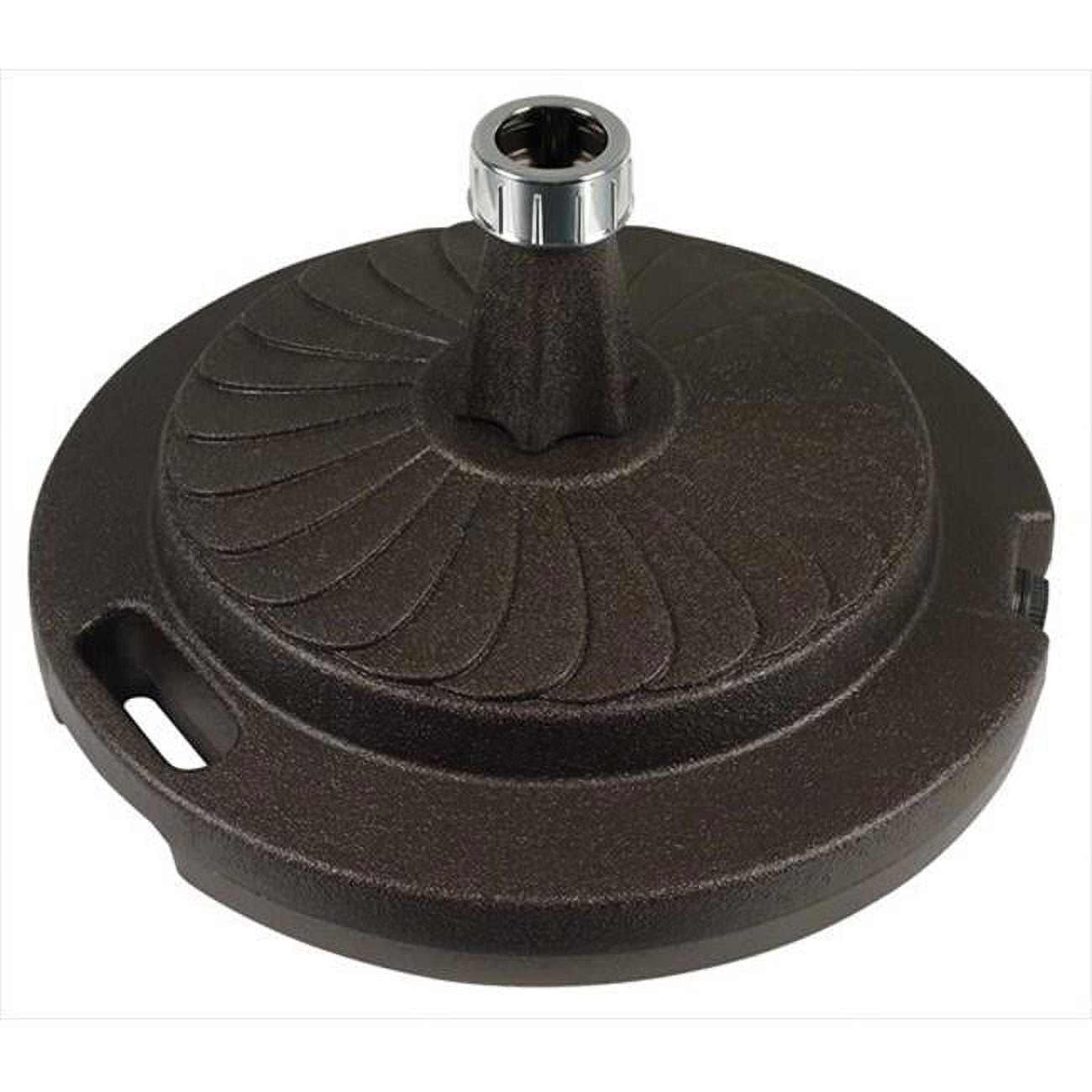 Champagne Bronze Resin Umbrella Base with Molded Handle