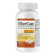 Fibercon Fiber Therapy for Regularity (Calcium Polycarbophil) Caplets 140 Ct Bottle