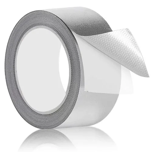 Fiberglass Aluminum Foil Tape | 2 In X 65 Ft 5.9 Mil Fiberglass Hv...