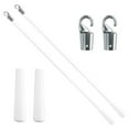 thumbnail image 1 of Fiberglass Blinds Tilt Wand Replacement Parts with Hook & Handle Adjustable Tilt Wand Easy to Use for Vertical Blinds, 1 of 10