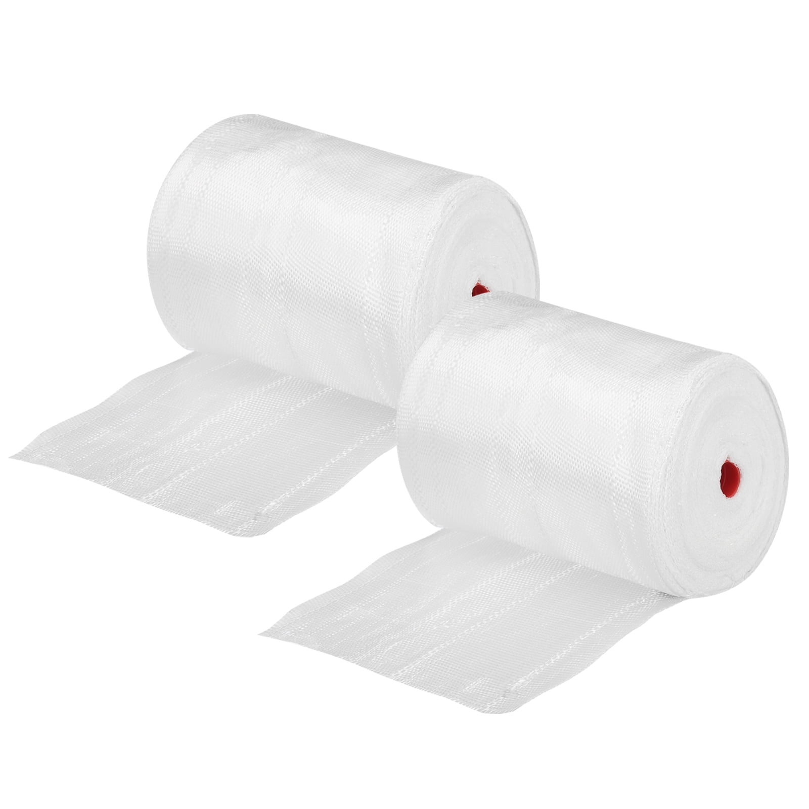 Fiberglass Cloth Tape Fiberglass Mesh Glass Fiber Mesh Fabrics Insulation Tape 25m(27.3 Yard)x100mmx0.17mm 2pcs