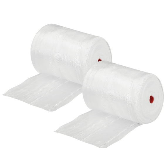 Fiberglass Cloth Tape Fiberglass Mesh Glass Fiber Mesh Fabrics Insulation Tape 25m(27.3 Yard)x100mmx0.17mm 2pcs