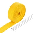 thumbnail image 2 of Ezautowrap Titanium Exhaust Thermal Wrap – 2in X 50ft, Lava Rock Fiberglass (2 Rolls) 2 of 5