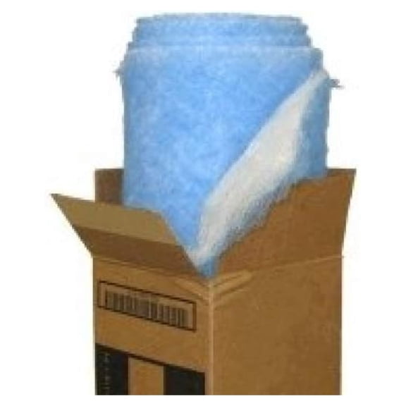 Fiberglass Filter Roll 30x240x1, HVAC Furnace Air Filter - Cut to Fit, Rigid Fiberglass Pre-Filter, Blue/White, 1 Inch Thick