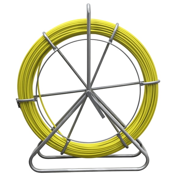 Fiberglass Fish Tape 8mm Duct Rodder Wire Puller for Pipeline Cleaning and Wire Cables Laying