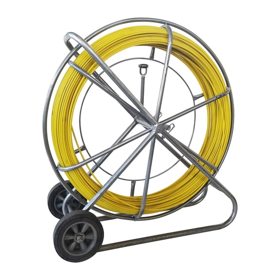 Fiberglass Fish Tape Wire Cable Running Duct Rodder Fish Tape Puller Fiberglass 0.3in/8mm