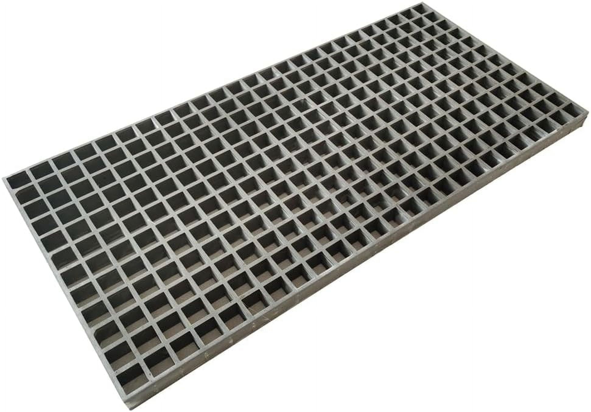 Fiberglass Floor Grating FRP Floor Grid 5.28 Sq Ft Outdoor Drain Cover ...