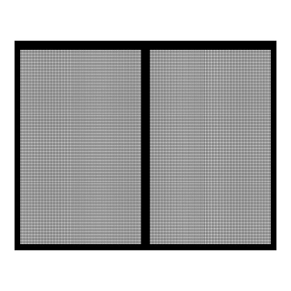 Fiberglass Garage Door Screen Garage Net Weighted Magnetic Bug Mesh 10 x 8 Feet