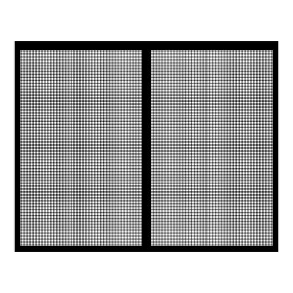 Fiberglass Garage Door Screen Garage Net Weighted Magnetic Bug Mesh 10 x 8 Feet