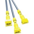Fiberglass Gripper Mop Handle (Yellow, Gray) Quick Change for 5 Wide Headband Mops