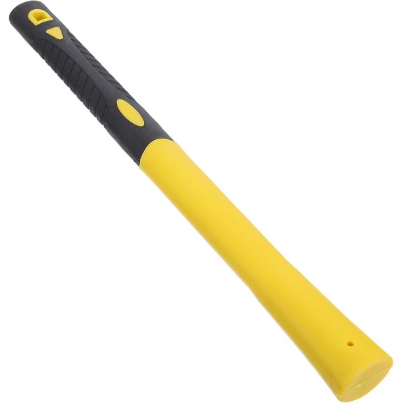 Fiberglass Hammer Handle Replacement 15.2 Inch Shockproof Grip Durable Plastic Coated Handle for Sledgehammers Axes and Mallets