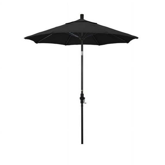 Fiberglass Market Umbrella Collar Tilt - Black-Sunbrella-Bronze
