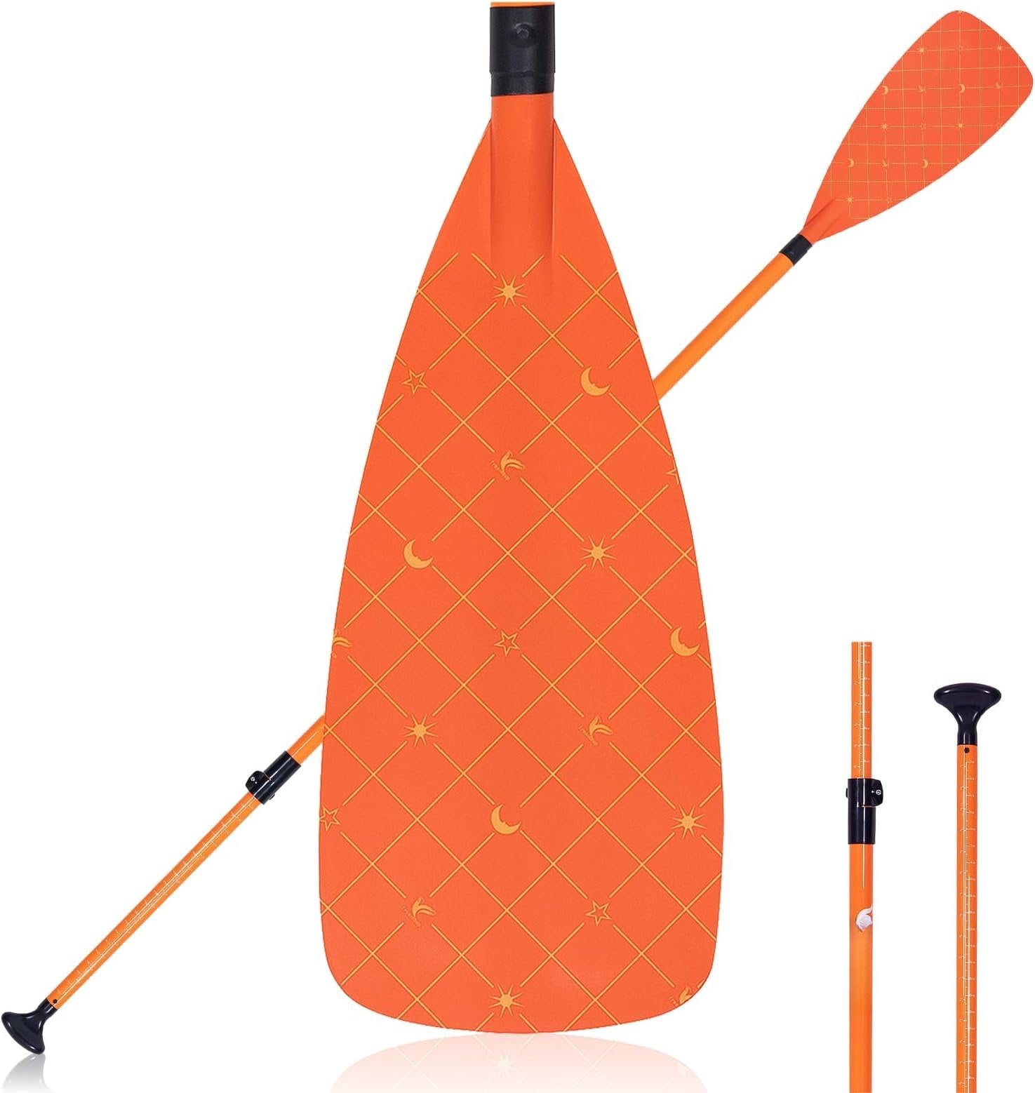 Fiberglass Paddle Board Paddle Effortless Adjustment & Transport Sup Paddle Lever Lock Kayak Paddle